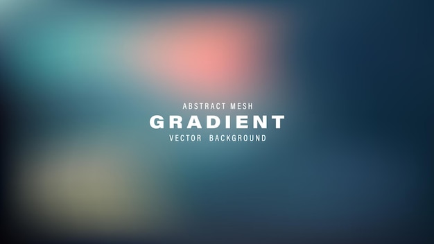 abstract mesh gradient vector background teal peach design