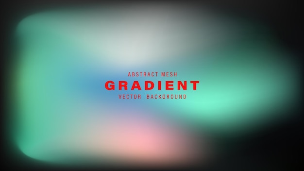 Abstract Mesh Gradient Vector Background Teal Pink Design