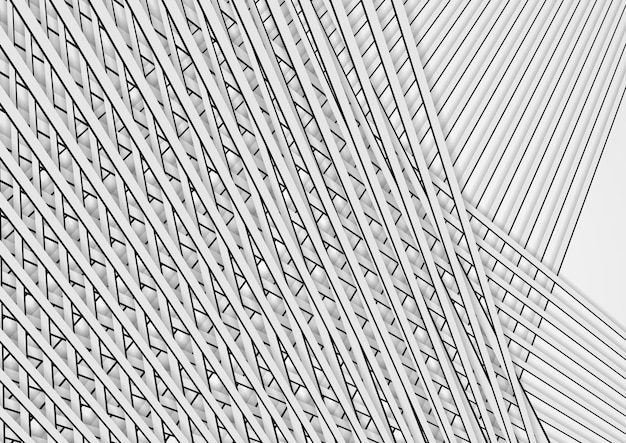 Abstract minimal background with black and white stripes