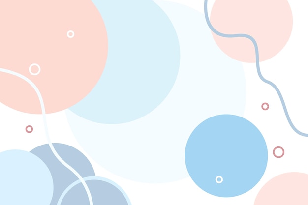 Abstract minimal background with circle and lines
