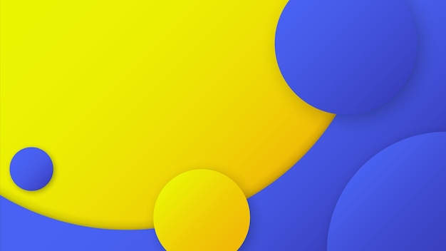 Abstract minimal geometric background with circles Vector illustration