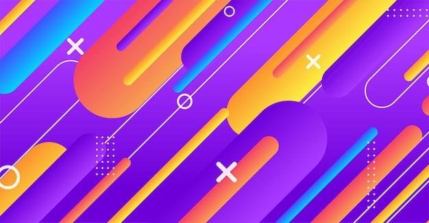 abstract minimal geometric shape background with gradient