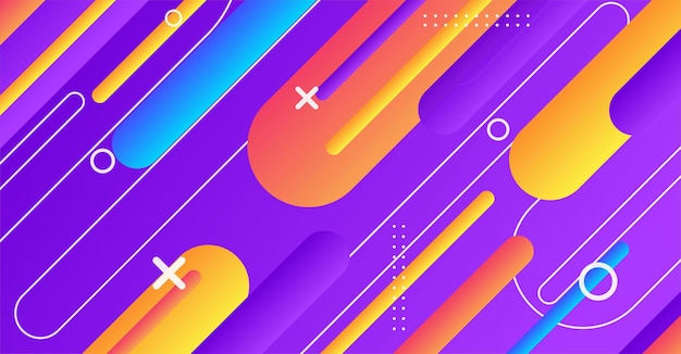 abstract minimal geometric shape background with gradient