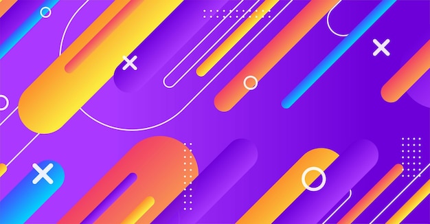 abstract minimal geometric shape background with gradient