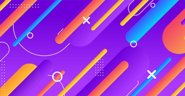 abstract minimal geometric shape background with gradient