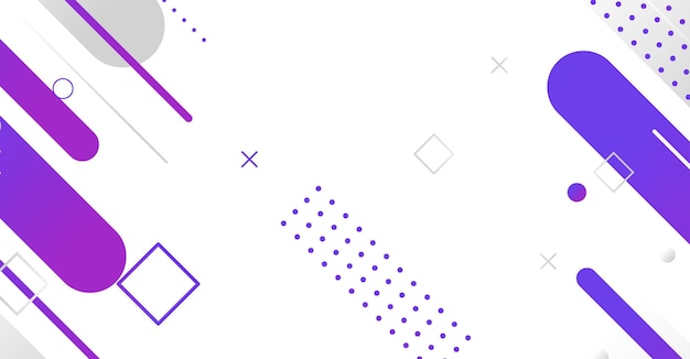 Abstract minimal geometric shape background with gradient