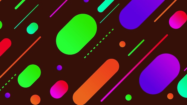 abstract minimal geometric shape background with gradient