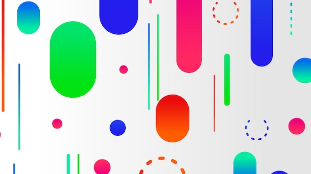 abstract minimal geometric shape background with gradient
