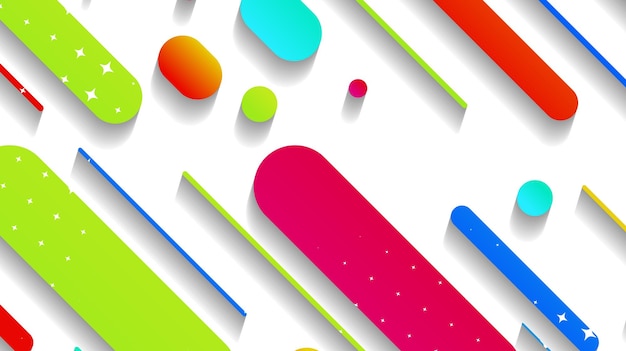 abstract minimal geometric shape background with gradient