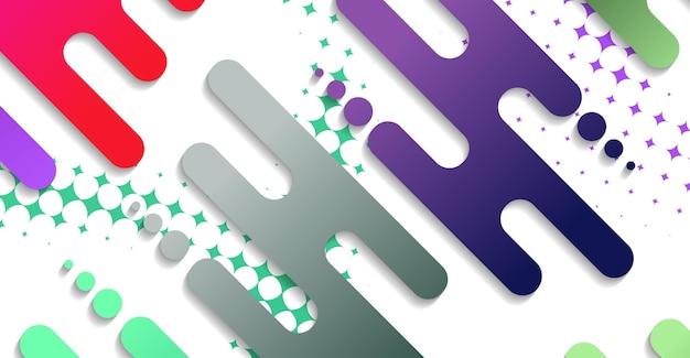 abstract minimal geometric shape background with gradient