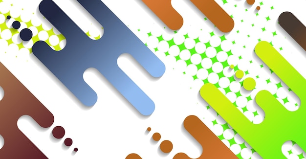 Abstract minimal geometric shape background with gradient