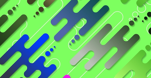 Abstract minimal geometric shape background with gradient