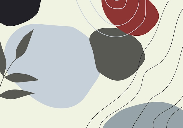 Abstract minimal hand draw background. Vector illustration. Abstract background.