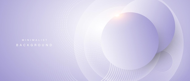 Abstract minimalist background with circle elements