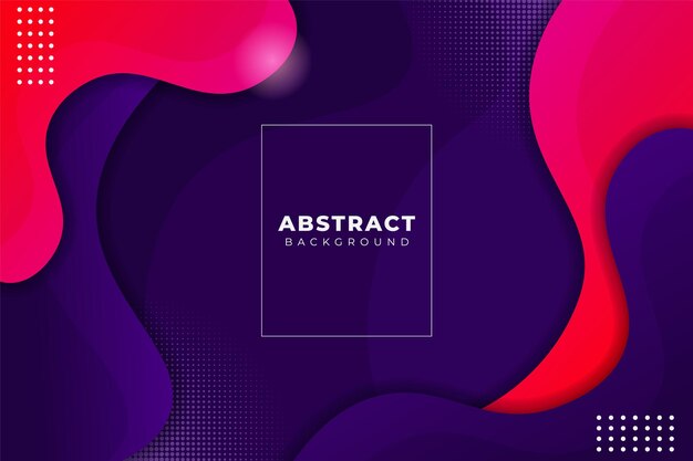 abstract modern background dynamic shapes fluid red and blue