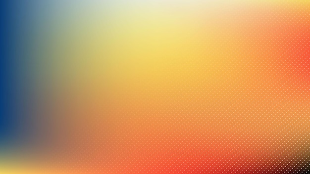 Abstract Modern Background with Pastel Blue Red Orange Color Gradient Halftone Element and Blur Effect