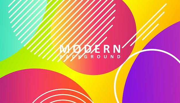 abstract modern colorful gradient background design