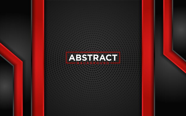 abstract modern dark gradient texture background combined with futuristic red lines