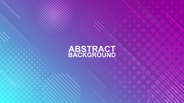 abstract modern elegant design background with line and halftone shape in light blue and purple