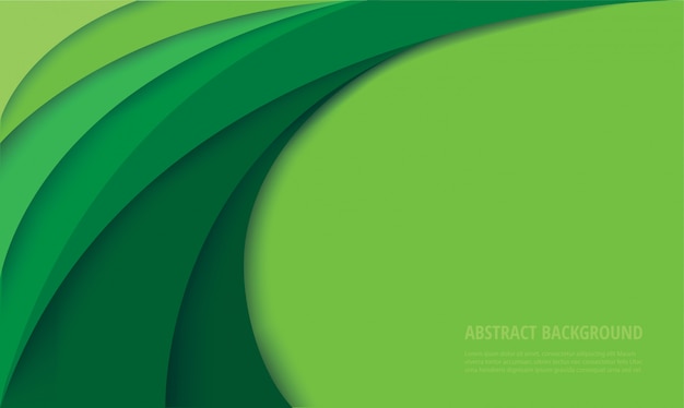 abstract modern green curve  background