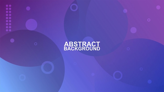 abstract modern round circle with bubble background illustration