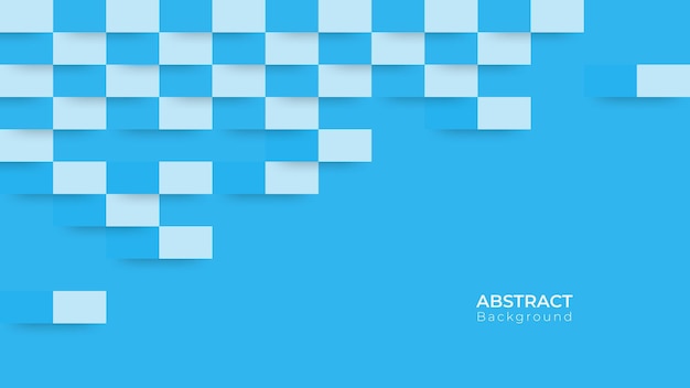 Abstract modern square background blue sky geometric texture vector illustration