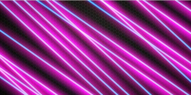 Abstract modern technology with neon and carbon background