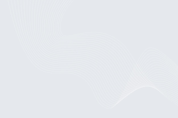 abstract modern white background with wavy lines