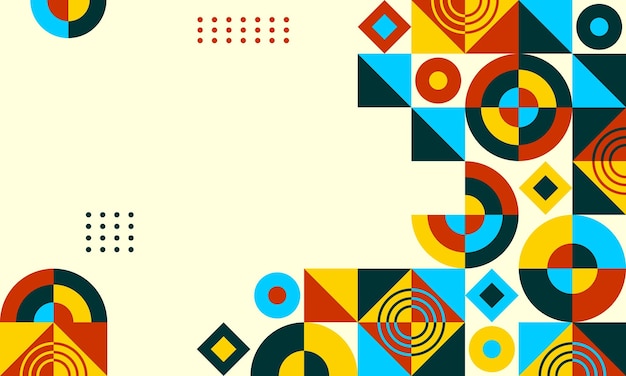 abstract mosaic flat design background