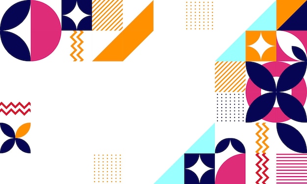 abstract mosaic flat design background