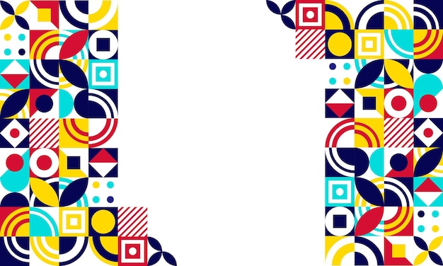 abstract mosaic flat design background