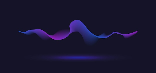 abstract motion wave line. gradient line background vector design.