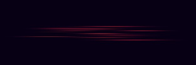 Abstract neon speed light effect on black background