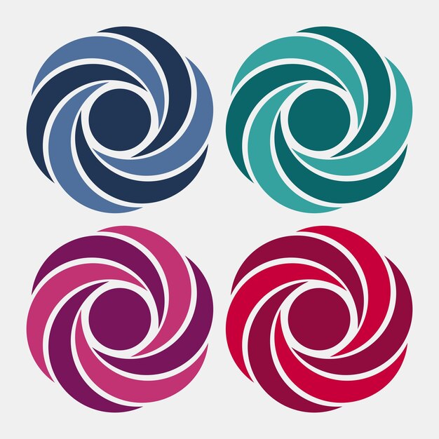 abstract optical Illusion spiral seamless pattern