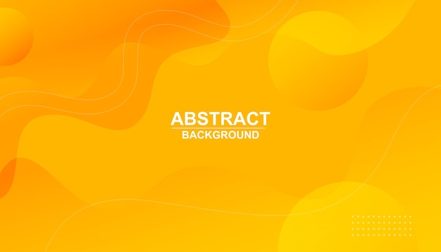 abstract orange and yellow geometric background fluid shapes composition cool background design