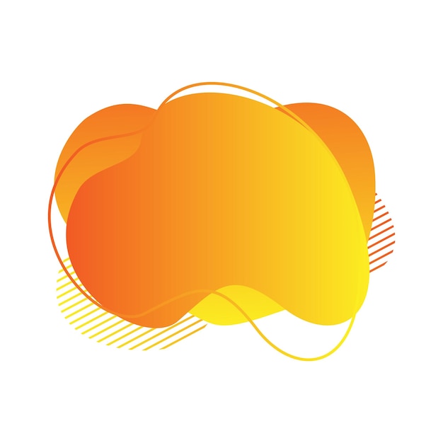 abstract orange colors frame modern banners