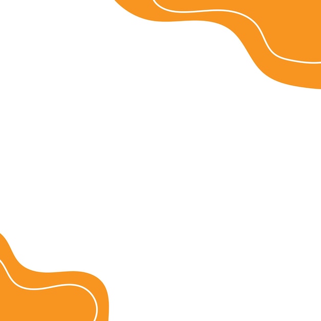 Abstract Orange Frame Background