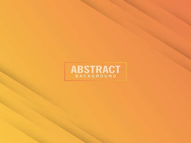 abstract orange gradient background with shadow and paper cut effects