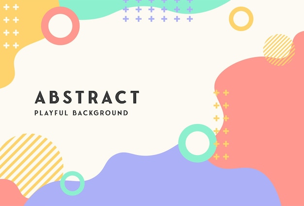 Abstract Organic Playful Background