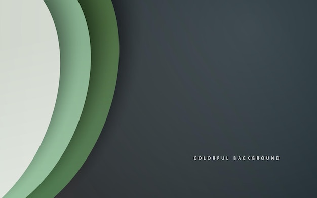 Abstract overlap layer background vector
