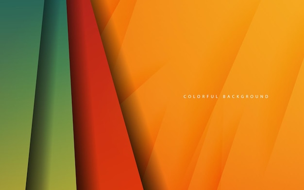 Abstract overlap layer background vector