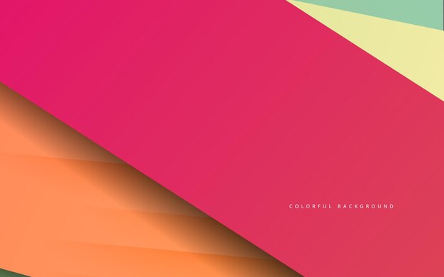 abstract overlap layer multicolor background