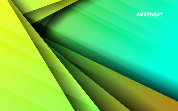 Abstract overlap layer papercut background banner