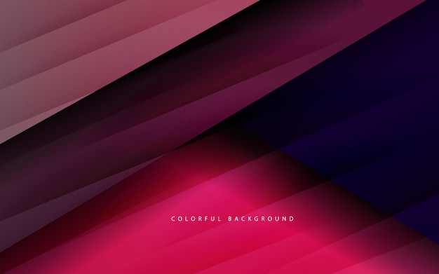Abstract overlap layerr pink color background vector