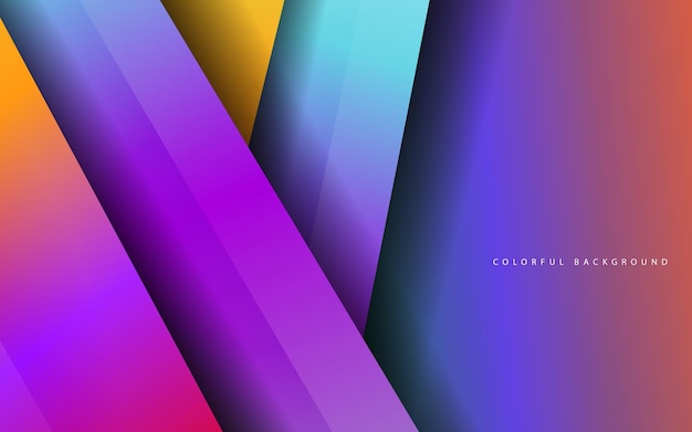 abstract papercut overlap layer colorful background