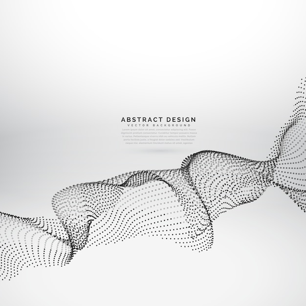 abstract particle dynamic wave background