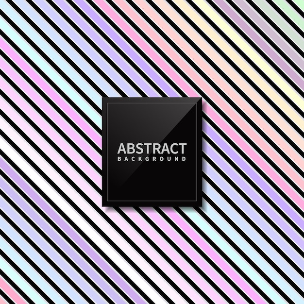 Abstract pastel Color Diagonal Striped Lines Pattern on Black Background