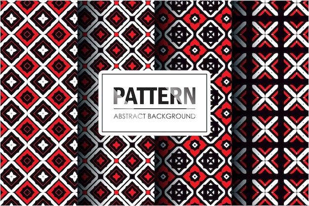 Abstract pattern collection mosaic style