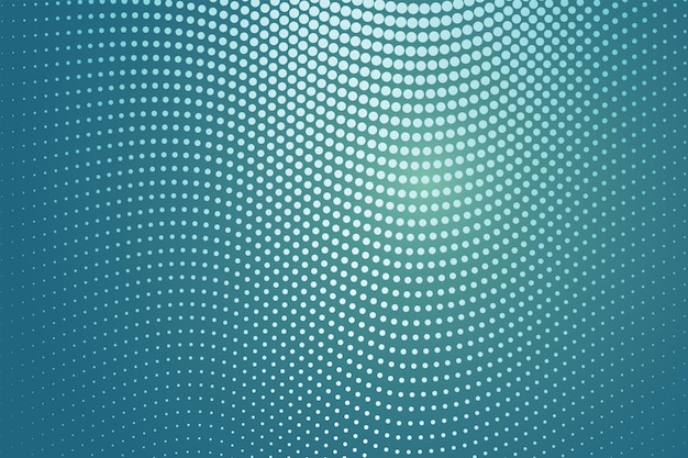 Abstract pattern green background with circles and halftone dots