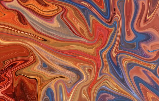 Abstract pattern liquid background design with marble effect